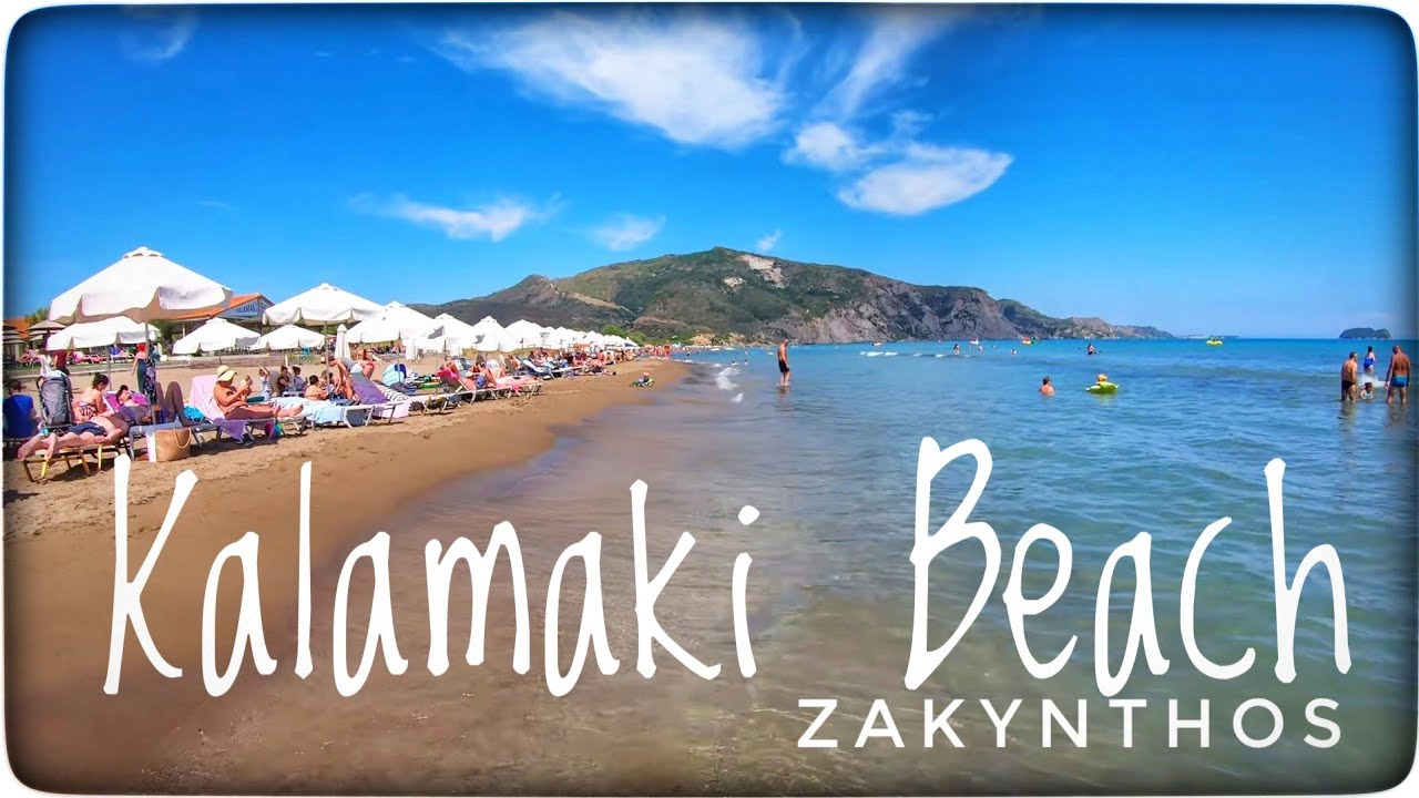 ZAKYNTHOS: Plaża Kalamaki Beach, Grecja