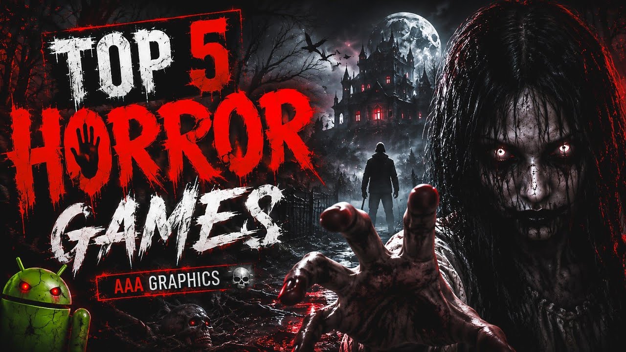 Top 5 Horror Games For Android ☠️ | AAA Graphics Horror Games 2026