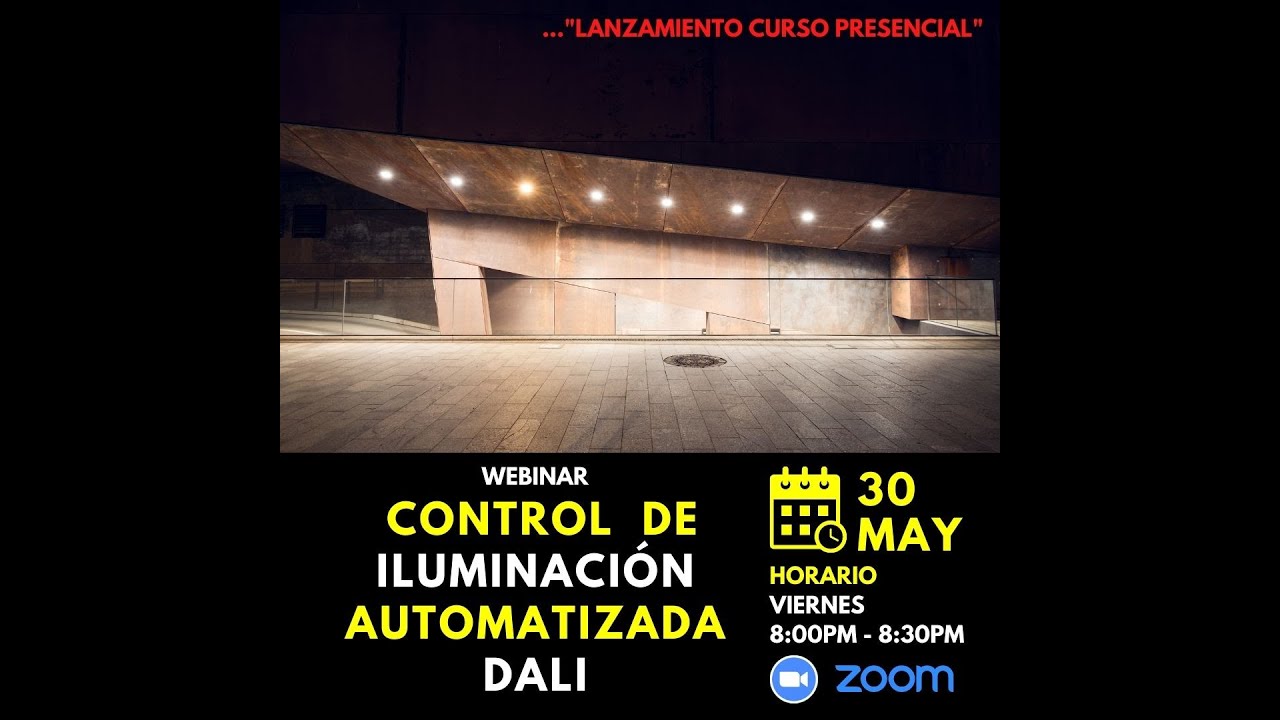 Control de iluminaci&oacute;n automatizada con DALI