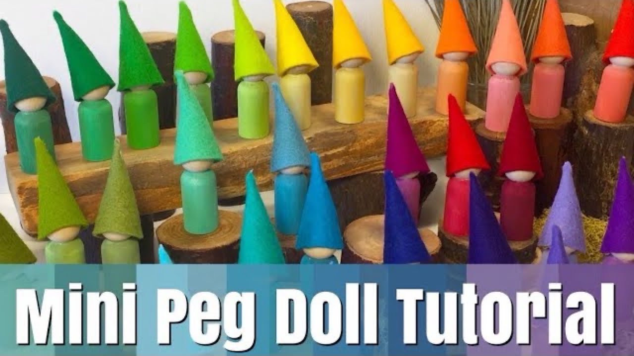 31 Mini Peg Dolls | How to Make Calendar Peg Dolls