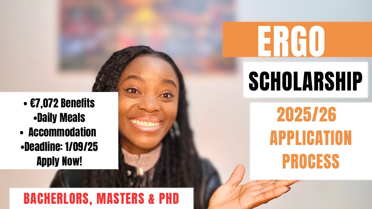ERGO SCHOLARSHIP 2025/26 APPLICATION PROCESS | FULLY FUNDED SCHOLARSHIPS IN ITALY