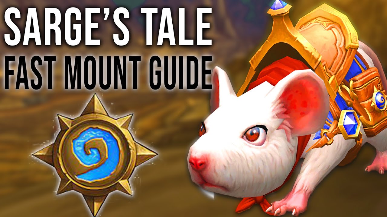 Sarge's Tale Mount Guide - Get It In 20 Mins or Less! - Hearthstone Mercenaries Mode