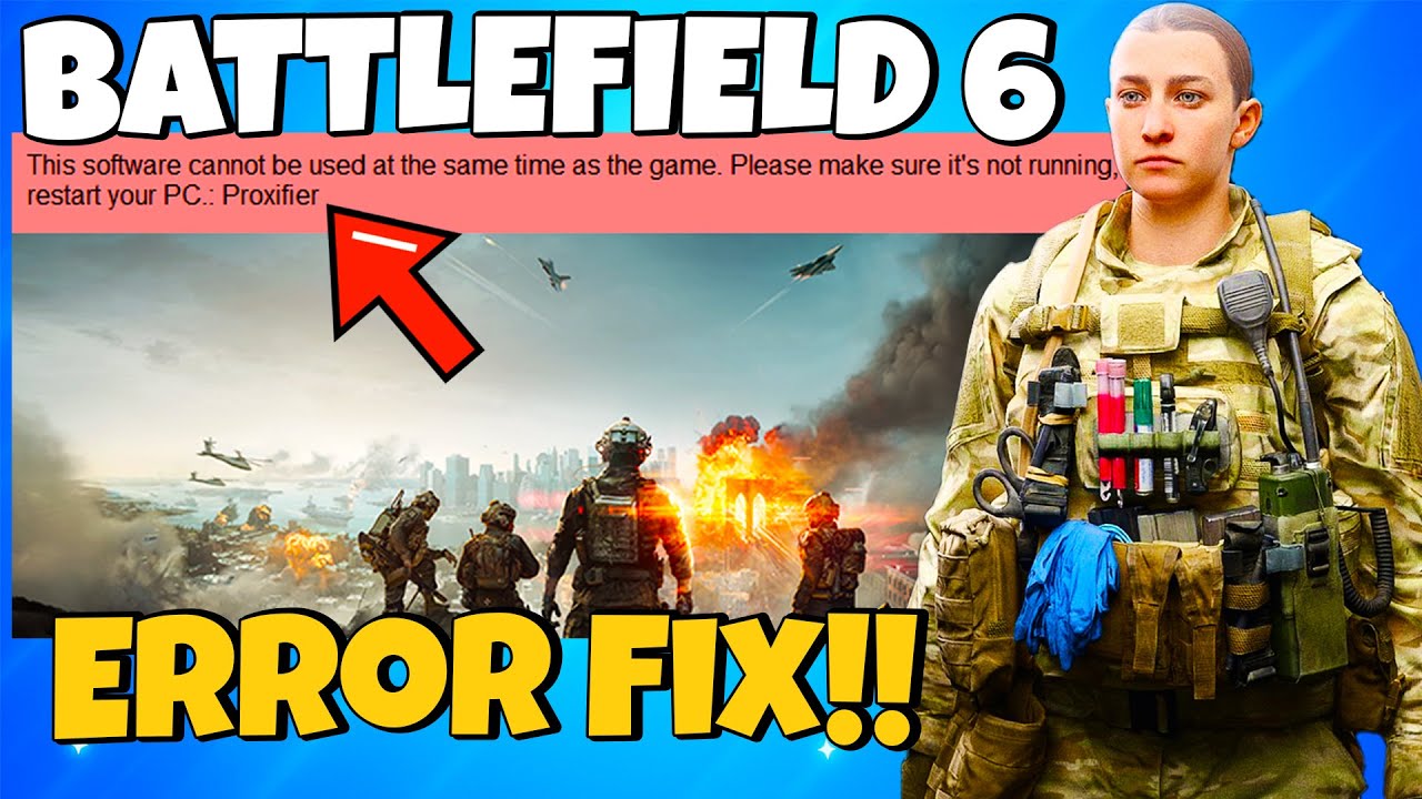 Как исправить ошибку Proxifier в Battlefield 6. Это программное обеспечение нельзя использовать о...
