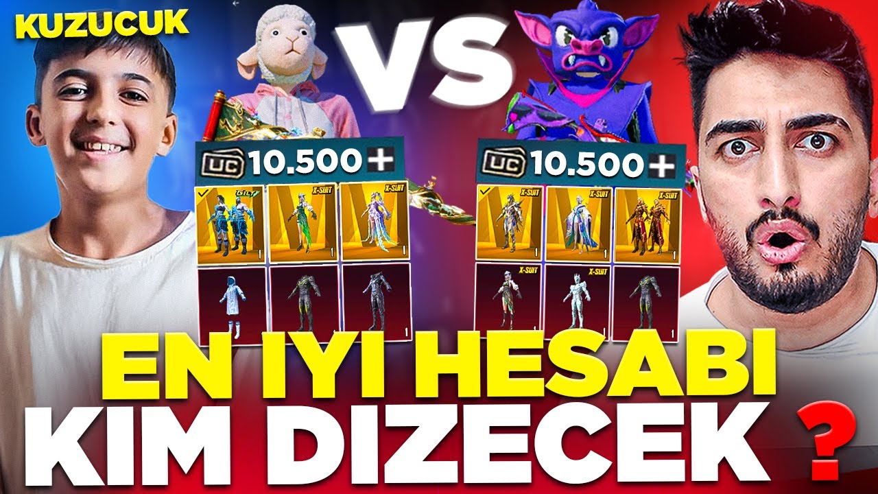 KUZUCUK İLE 10.500 UC’YE EN İYİ HESABI KİM DİZECEK ? (KİM KAZANDI ?) | PUBG Mobile