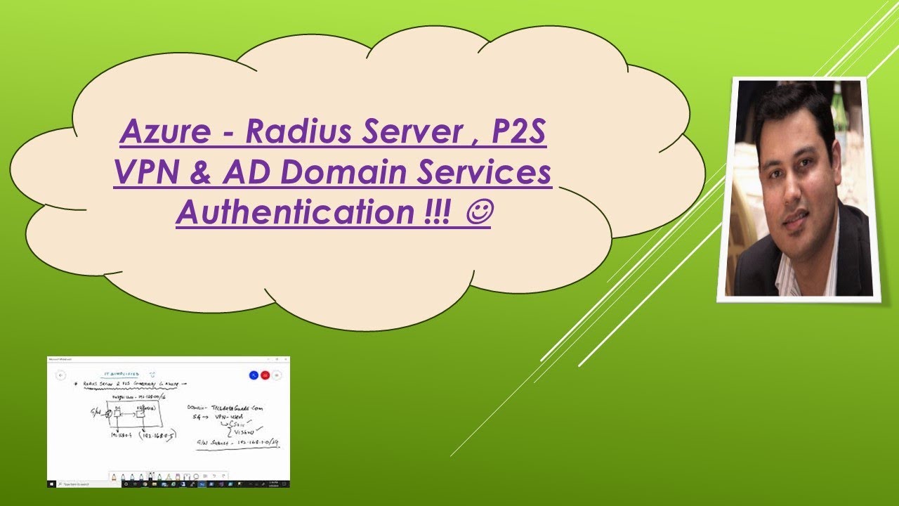 Azure - Radius Server , P2S VPN & AD Domain Services Authentication !!!