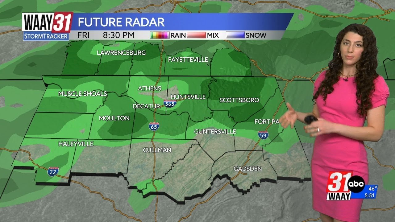 Grace is tracking late week rain