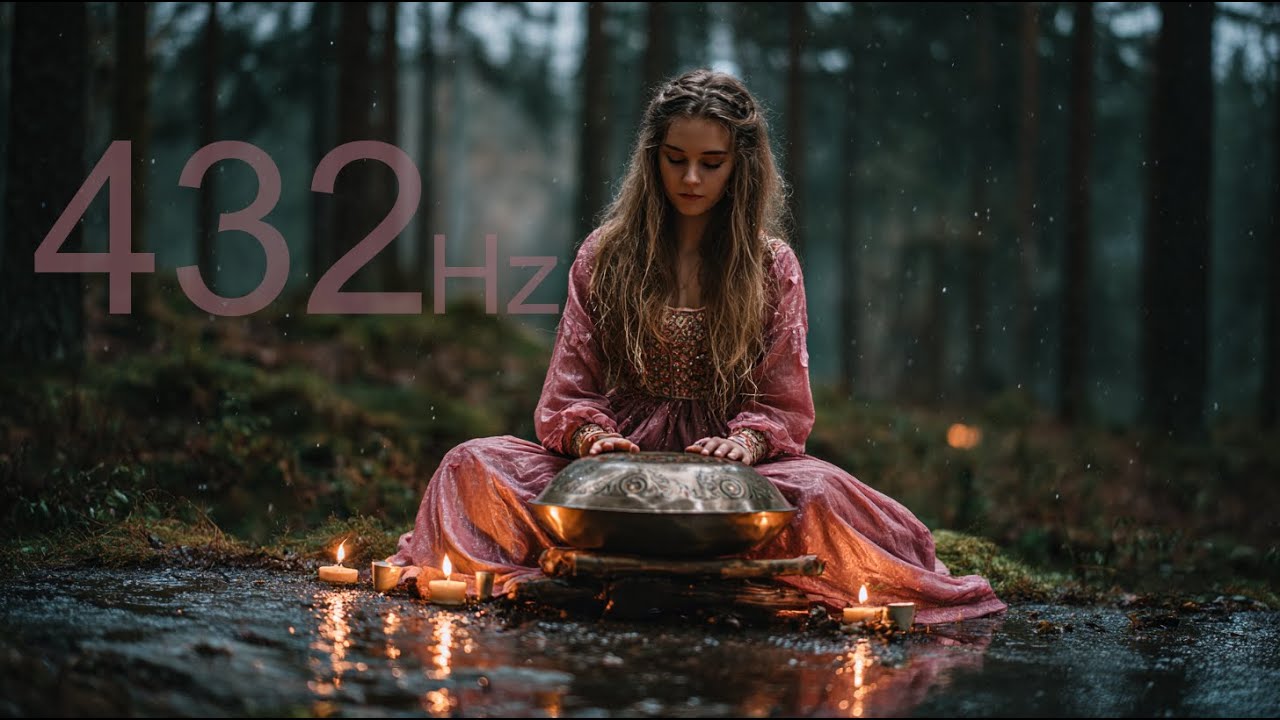 Rainy Forest Handpan Healing 🍃 | Music That Calms the Mind, Soothes the Heart & Helps You Sleep