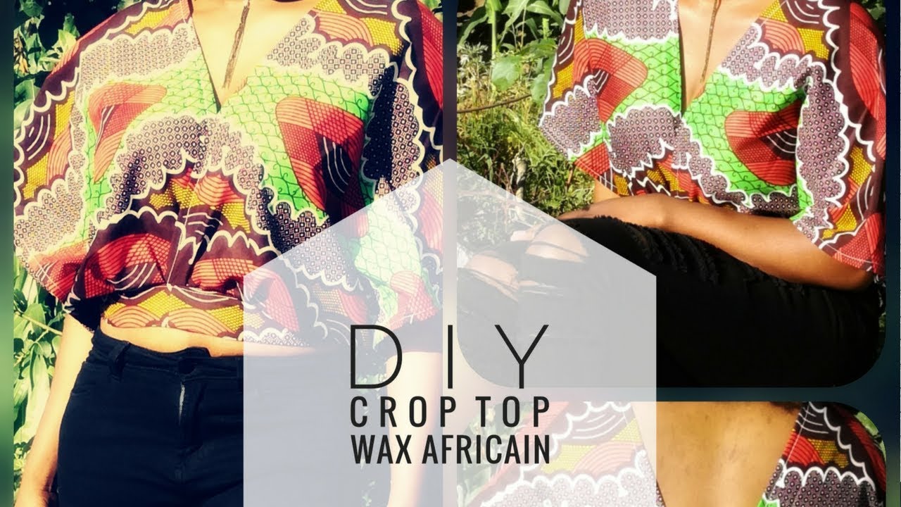 [DIY] CROP TOP CROISÉ  EN WAX  / CROP TOP  TIE BACK