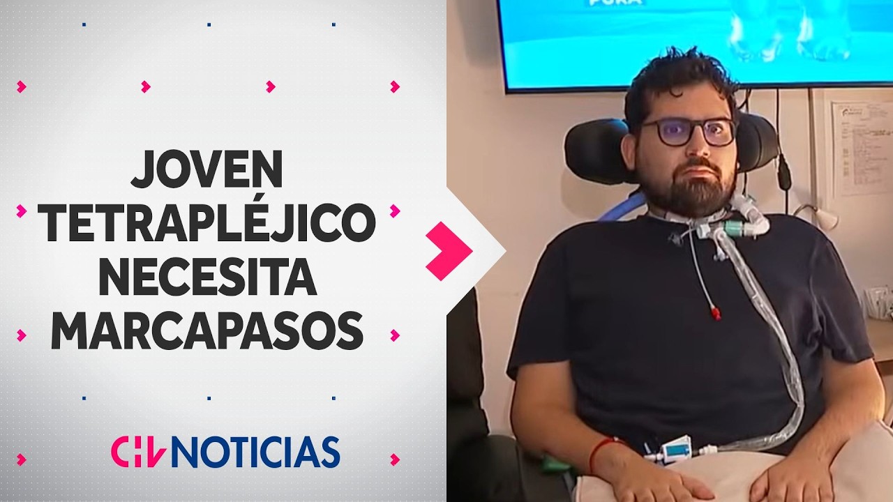 Familia busca $500 millones para ayudar a joven tetrapléjico con un marcapasos - CHV Noticias