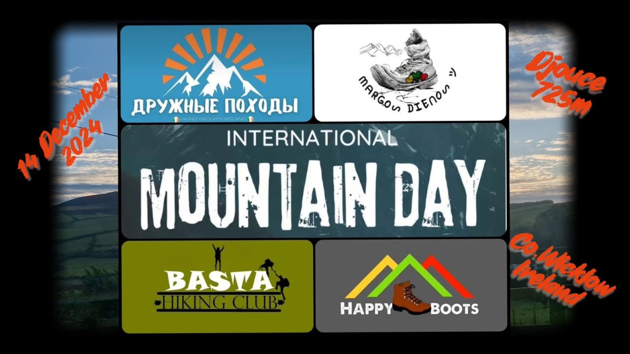 Djouce - 725m - International Mountain Day, 4 Teams Hiking - 14 December 2024 - Hiking in Ireland