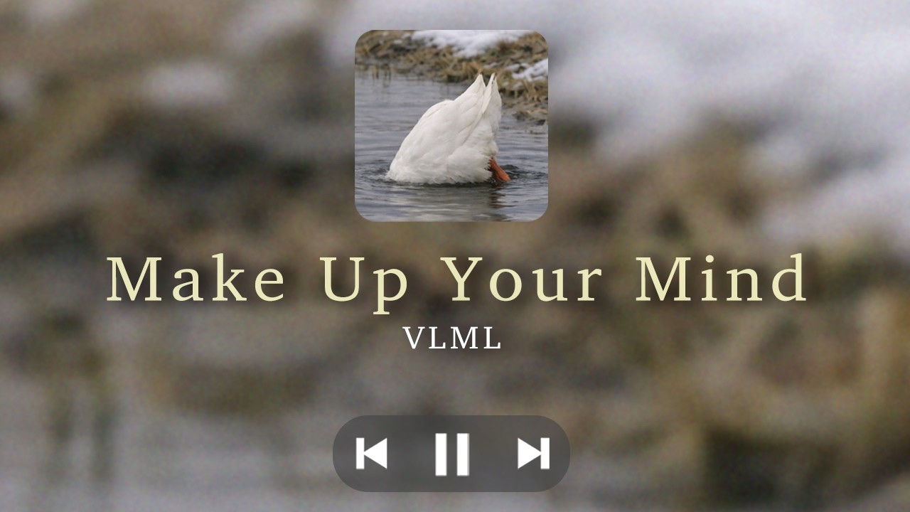Make Up Your Mind – I’m Not Waiting Anymore | VLML (Lyric Video)