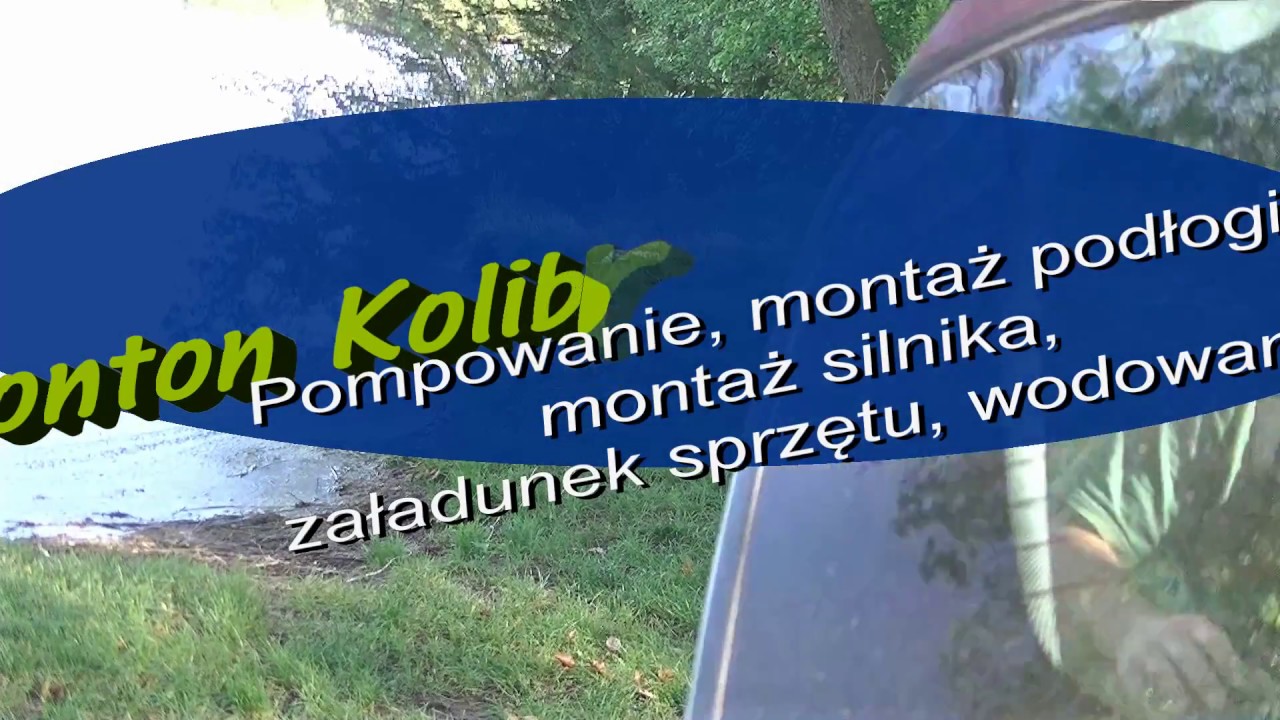 Ponton Kolibri KM 300 PP.  Pompowanie, montaż podłogi, montaż silnika, załadunek sprzętu, wodowanie.