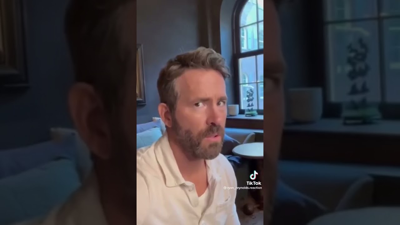 Ryan Reynolds react to video on TikTok pt3 