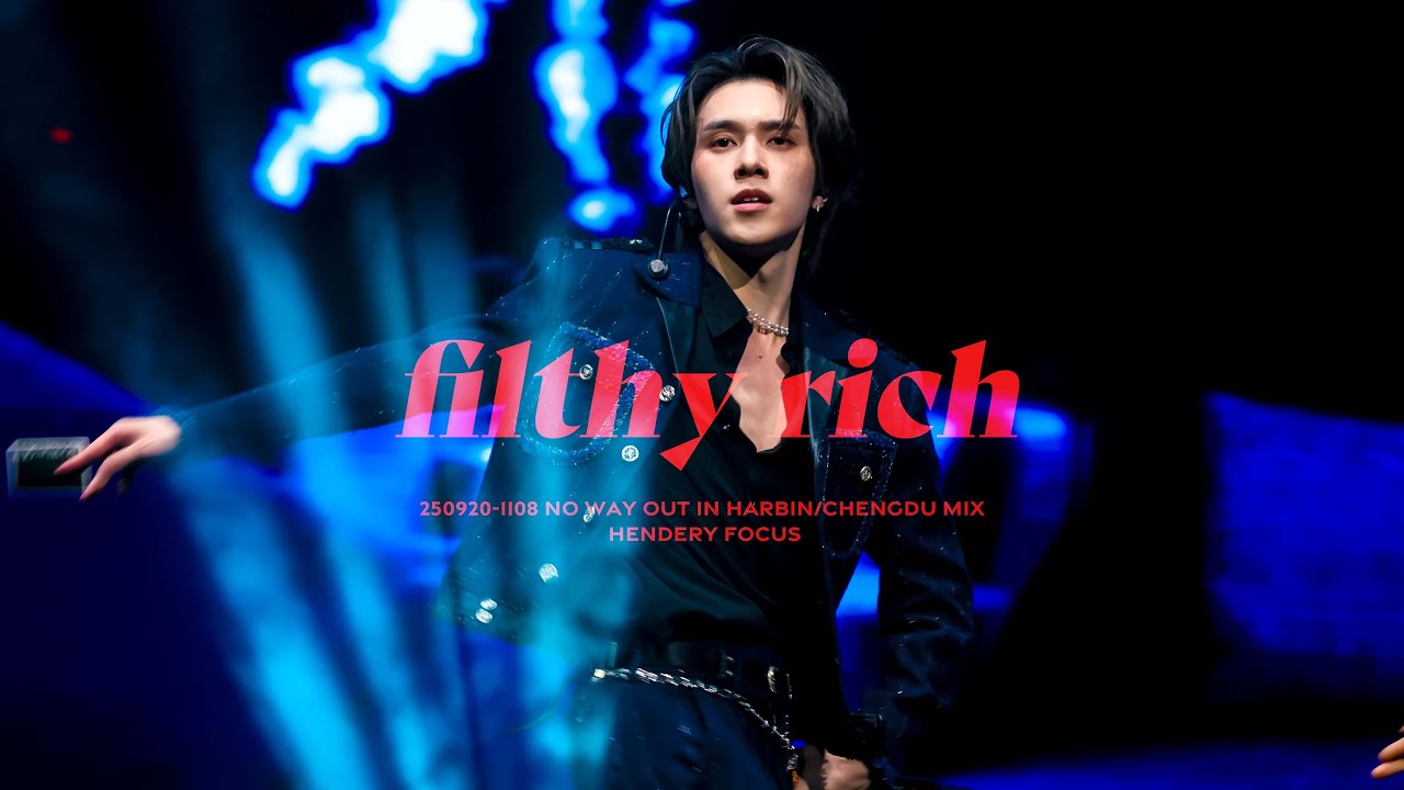 [4K MIX] 250920-1108 NO Way OUT in Harbin/Chengdu 'filthy rich' HENDERY 헨드리 黃冠亨 WayV fancam