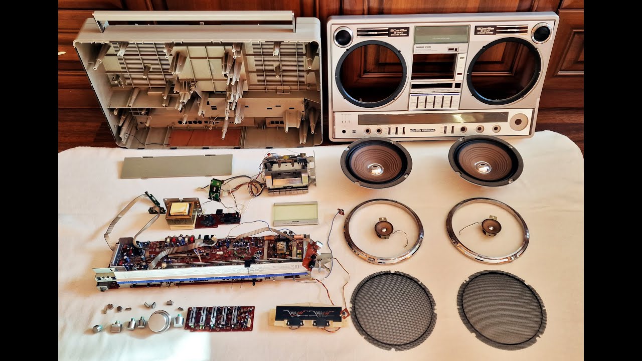 Gigantic Panasonic RX-5350 Boombox Restoration Repair
