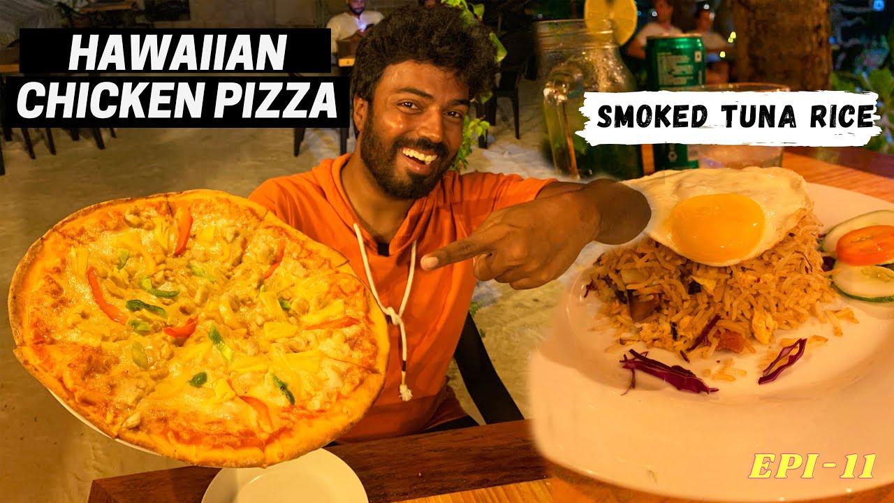 1300 RS For PIZZA 🍕 😲 - Deep Smoked Tuna 🐟 - Caviar Cafe - Maffushi Maldives 🇲🇻