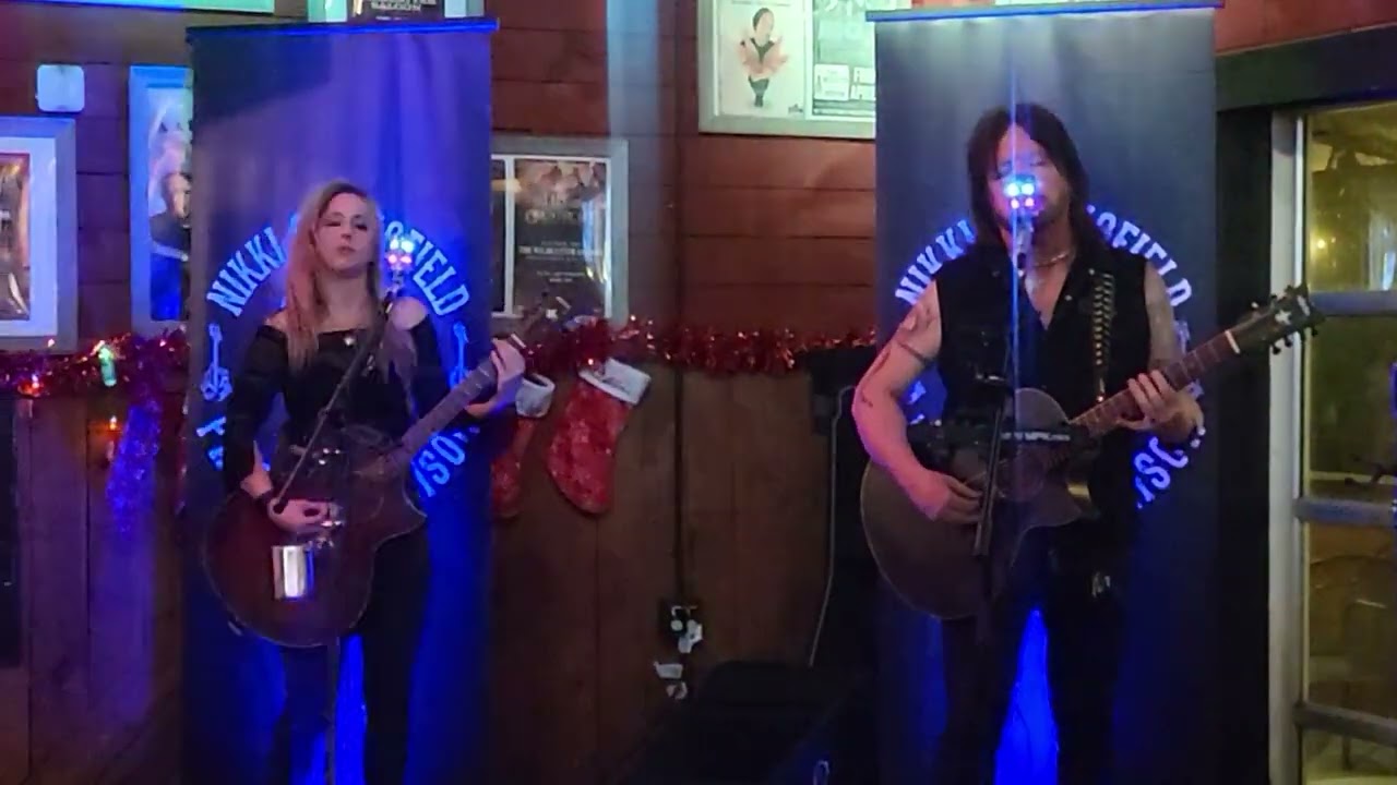 Nikki and Patrick at The Wildcatter Saloon.
