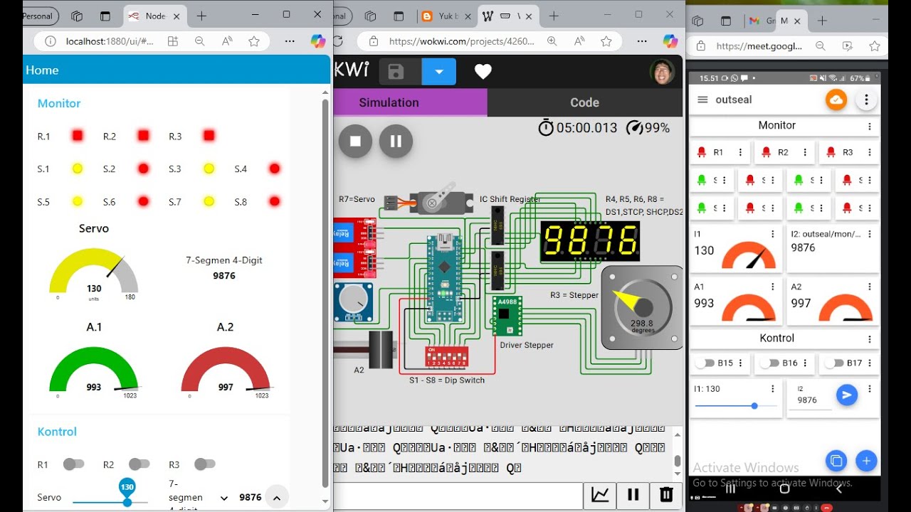 Kontrol & Monitor IO Outseal Nano dengan IoT MQTT Panel (& Node-RED)