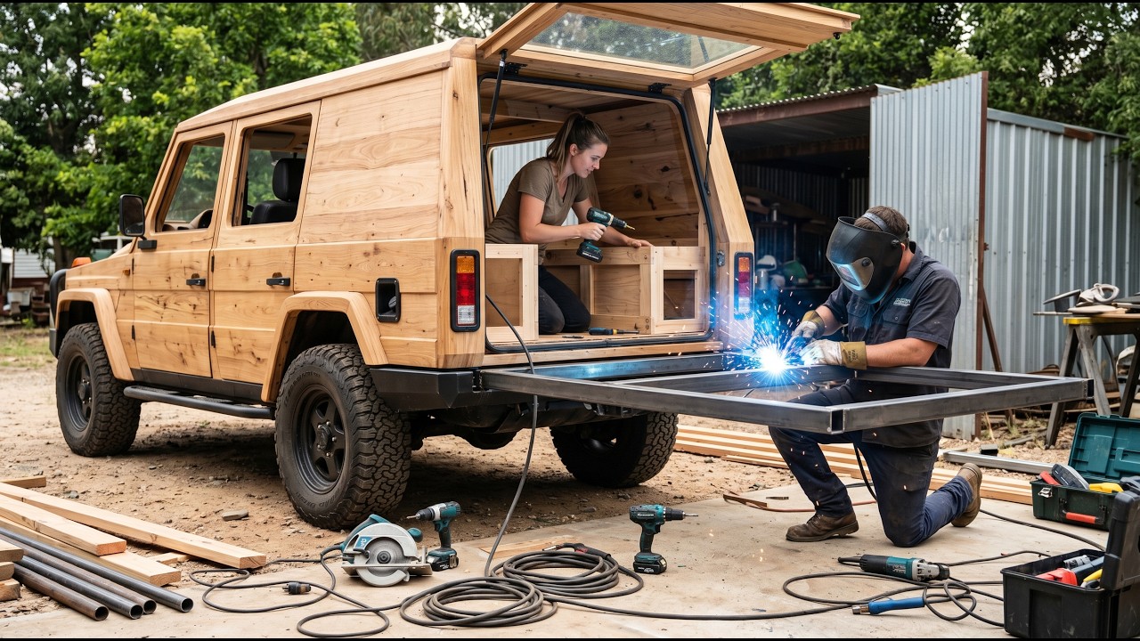 Building a Luxury Wooden SUV From Scratch &ndash; Incredible DIY Woodworking Car Project