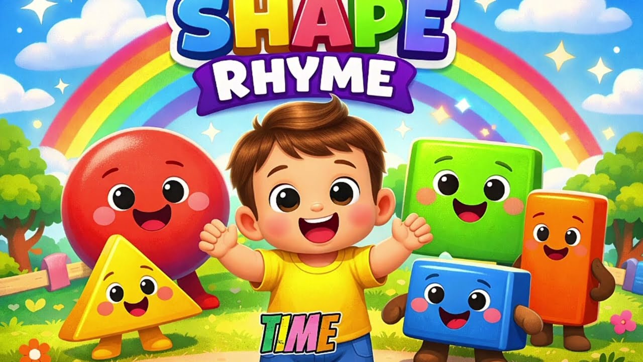 Shapes Song for Kids | Learn Circle, Square, Triangle & More! 🎵 | Fun Preschool Rhyme