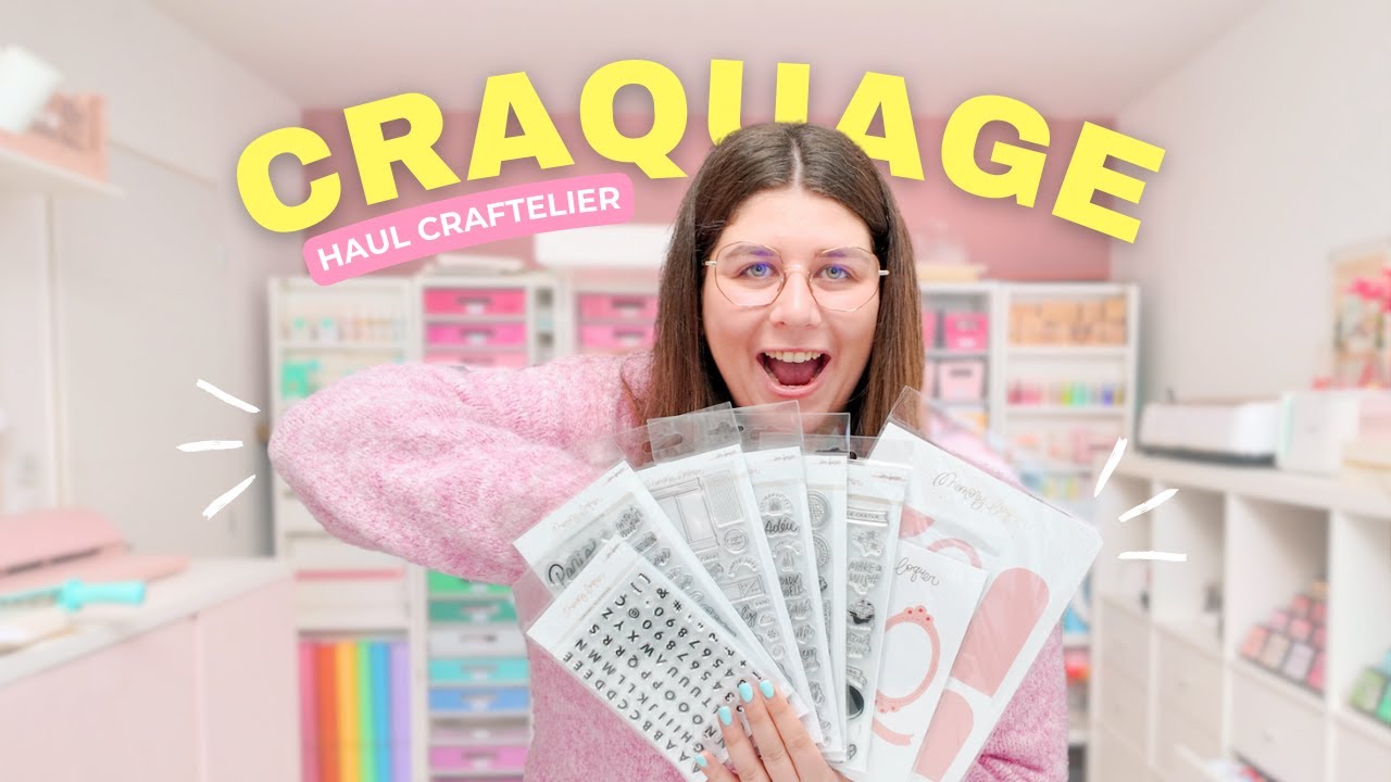 HAUL SCRAPBOOKING - Mes derniers achats chez Craftelier