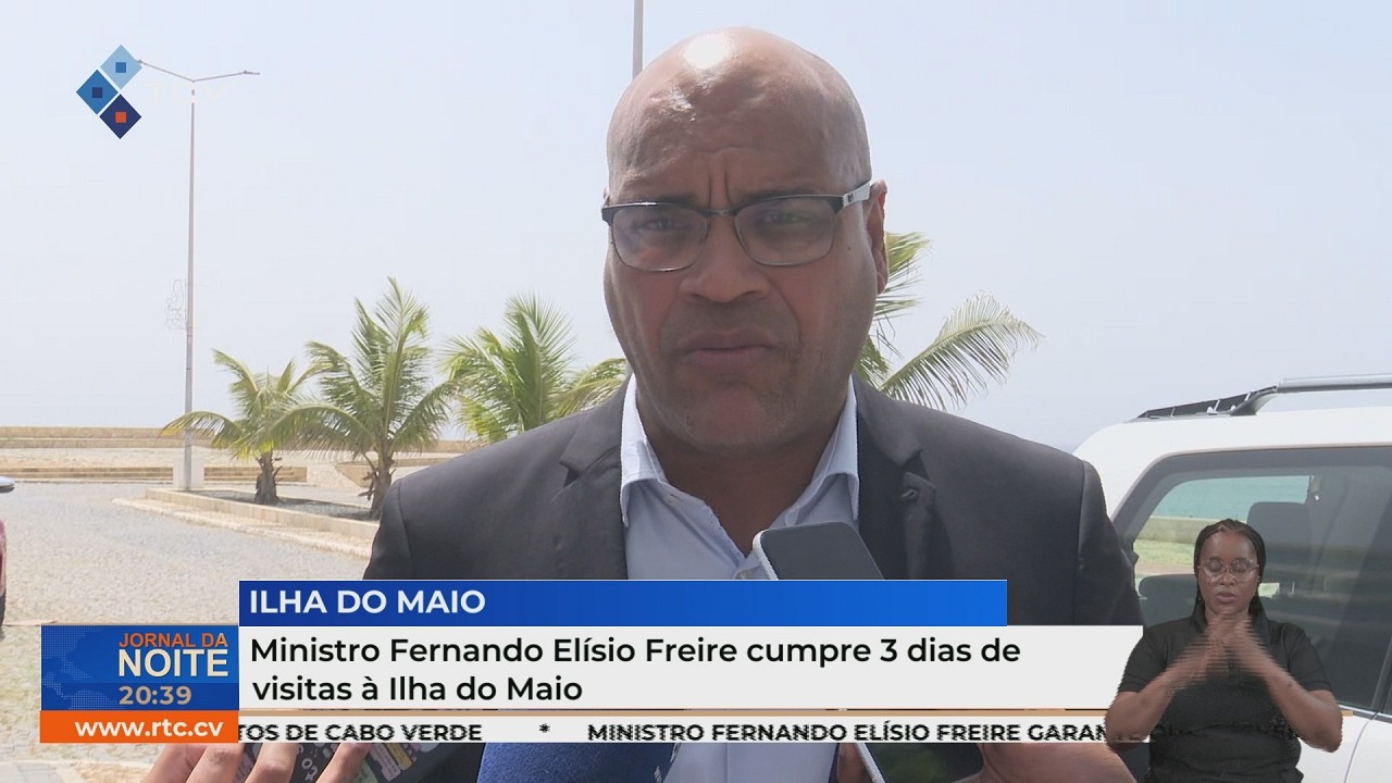 Ministro Fernando Elísio Freire cumpre 3 dias de visitas à Ilha do Maio