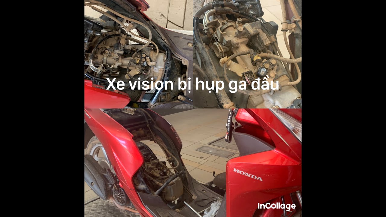 Xe vision bị hụp ga đầu, lên ga ko được