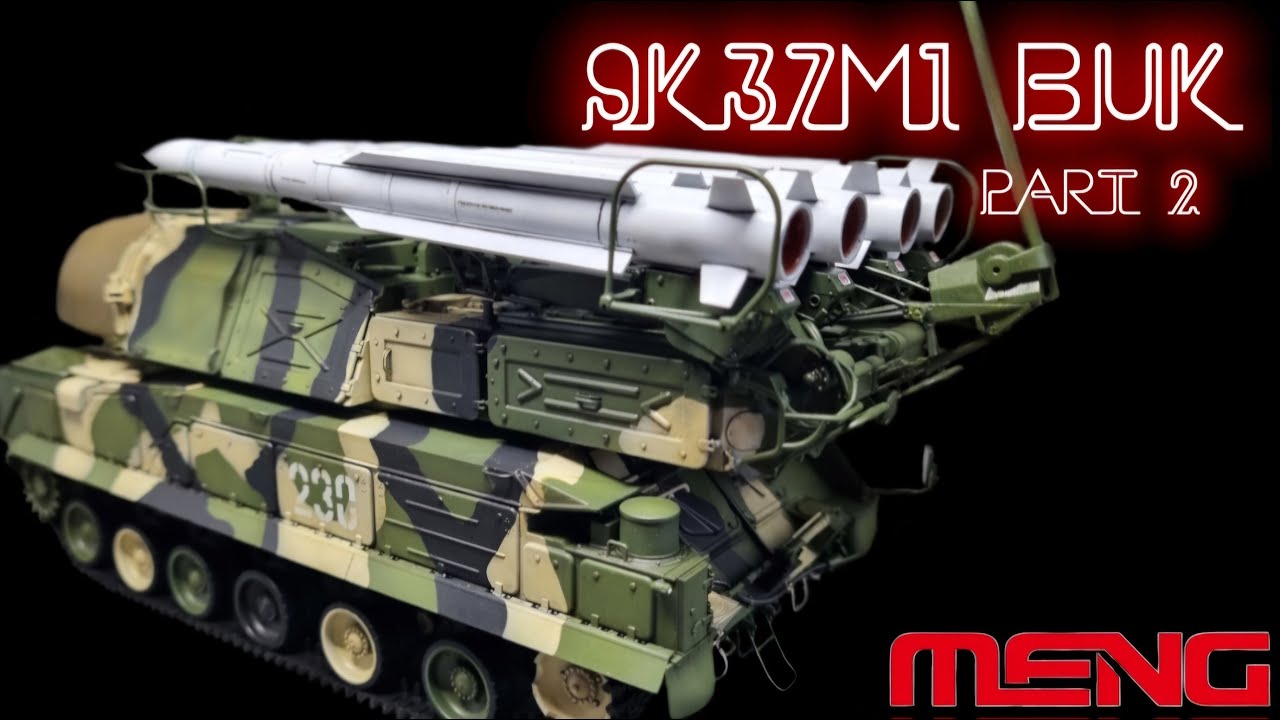 Покраска и везеринг модели 9K37M1 BUK 