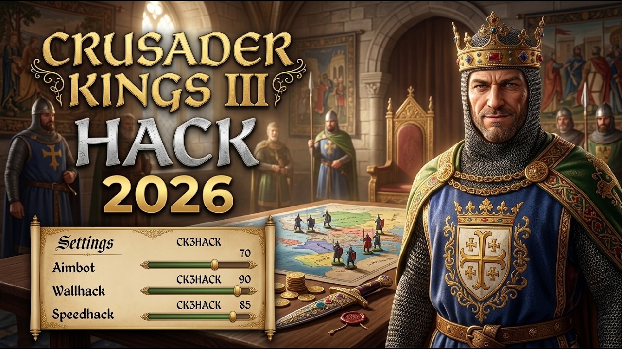 WORKING Crusader Kings III Cheat Menu 2026 / Gold + GodMode + Troops / PC