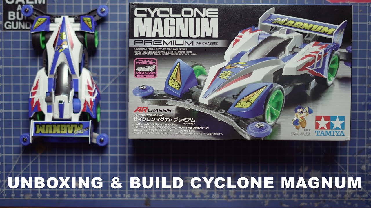 UNBOXING AND BUILD TAMIYA MINI 4WD CYCLONE MAGNUM
