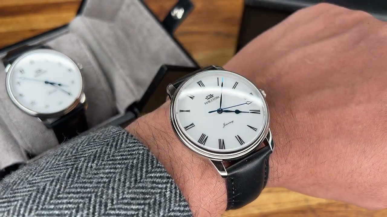 WHY THIS DIAL MATERIAL IS SO EXPENSIVE & RARE - halcyon watch review porcelain dial