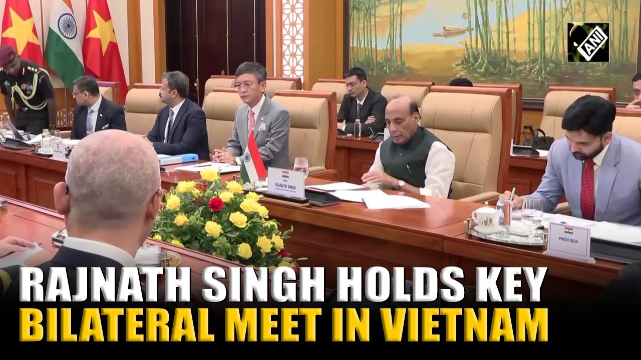 RM Rajnath singh holds bilateral meeting in Vietnam on defence cooperation & regional security