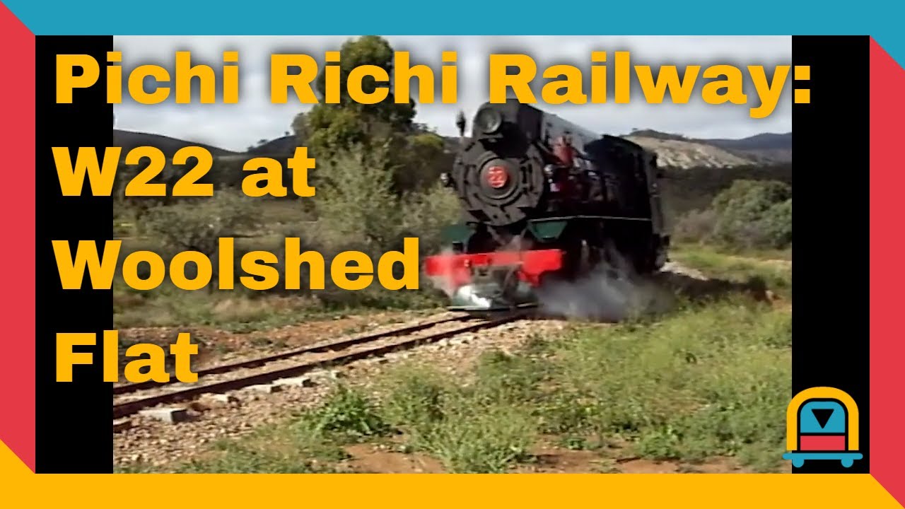 W22 Running Around the Triangle at Woolshed Flat (July 2011, Pichi Richi Railway)