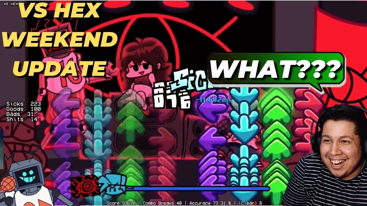 VS HEX WEEKEND UPDATE - This mod made me fail... ! (FNF HARD MOD)