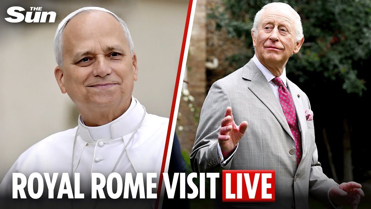 LIVE: King Charles arrives in Rome to begin State Visit to the Holy See