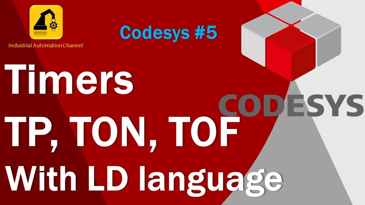 Codesys #5: Таймеры (TP, TON, TOF) в Codesys с релейной логикой