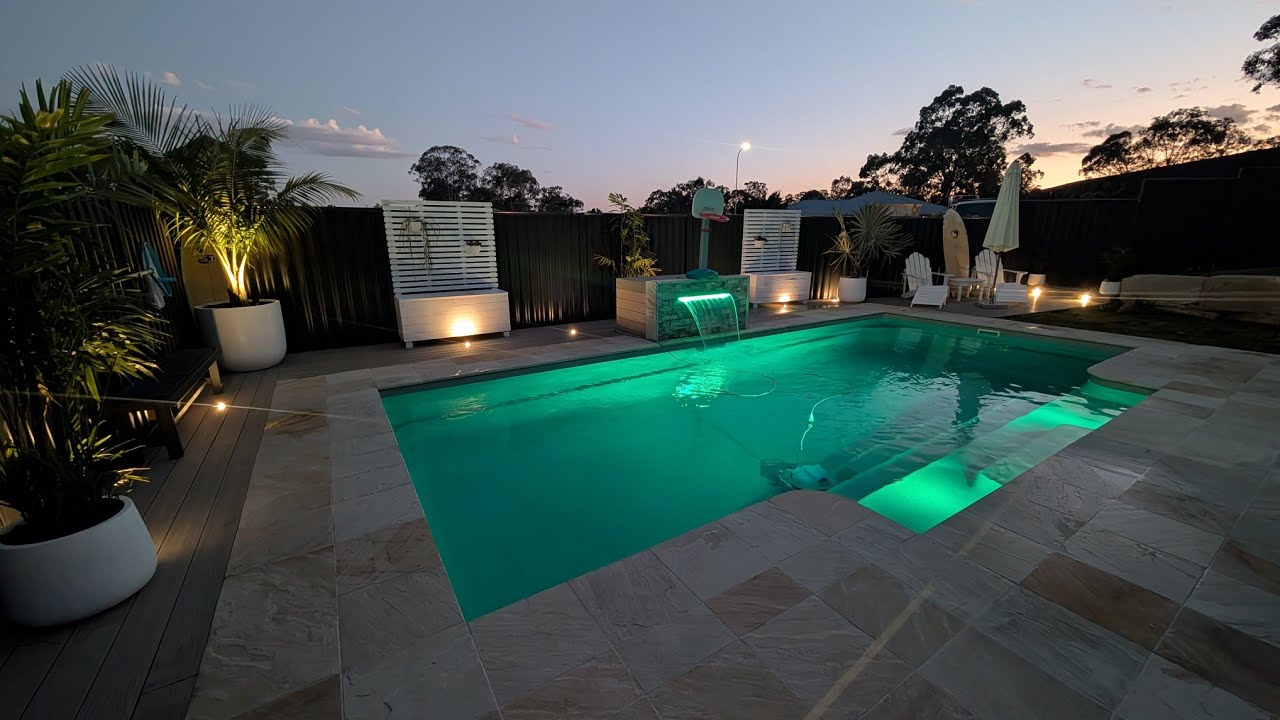 Pool installation Part 2 Australia Queensland. Time lapse MFP Easy