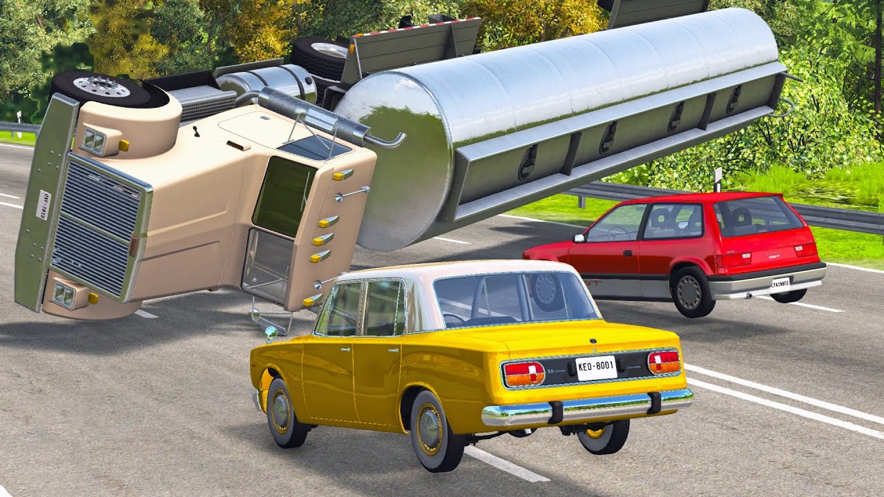 BeamNG Drive High Speed Crashes #53