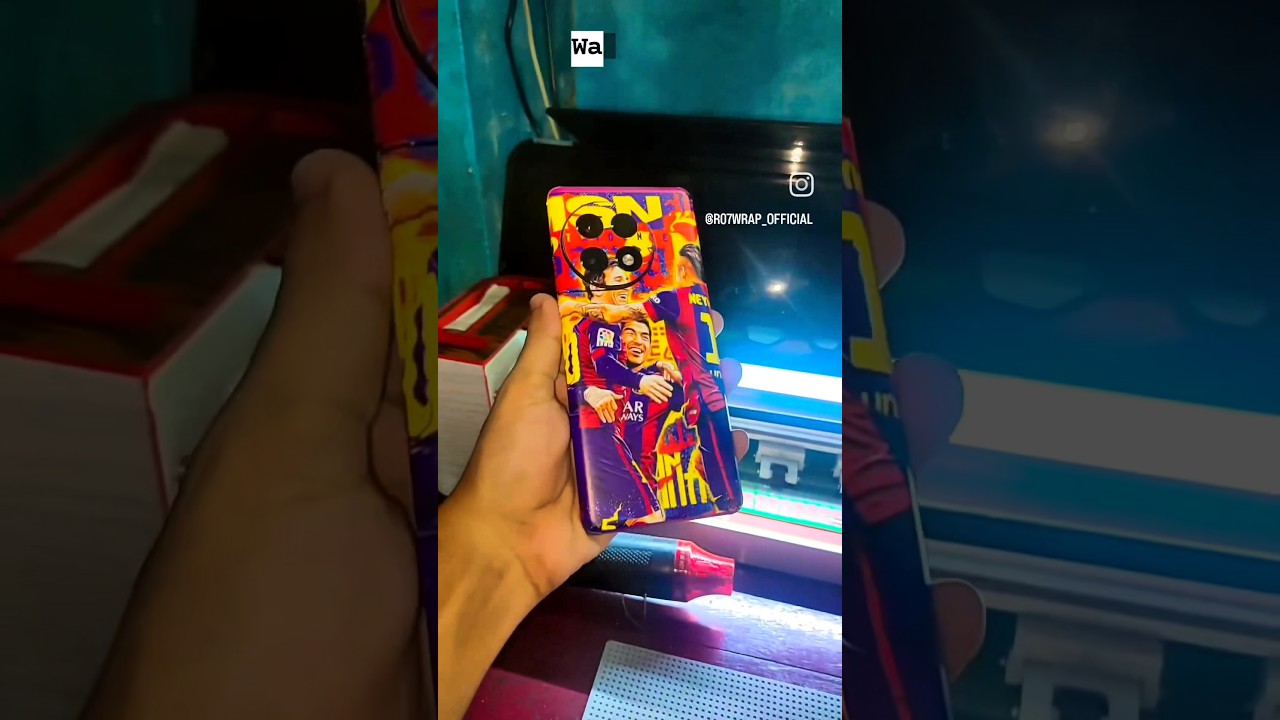 OnePlus 11R Full back Skins 🔥 #trending #viral #youtubeshorts #youtube #instagram #messi #neymar