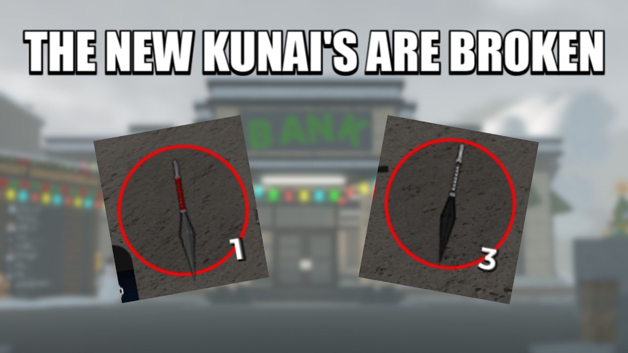 *BROKEN* THE NEW KUNAI IS TOO GOOD.... [OHIO ROBLOX]