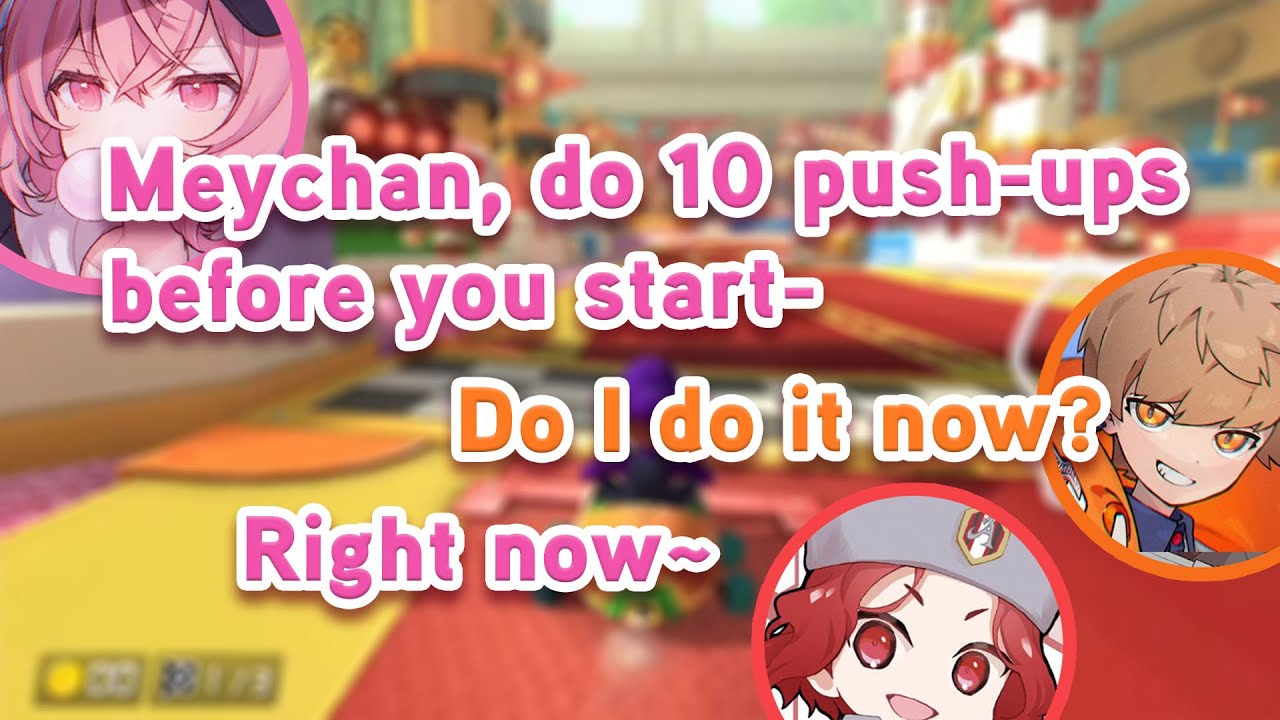 Araki, nqrse, and Meychan - Mario Kart Highlights【 あらなるめい】【Utaite/Aranarumey Eng Sub】