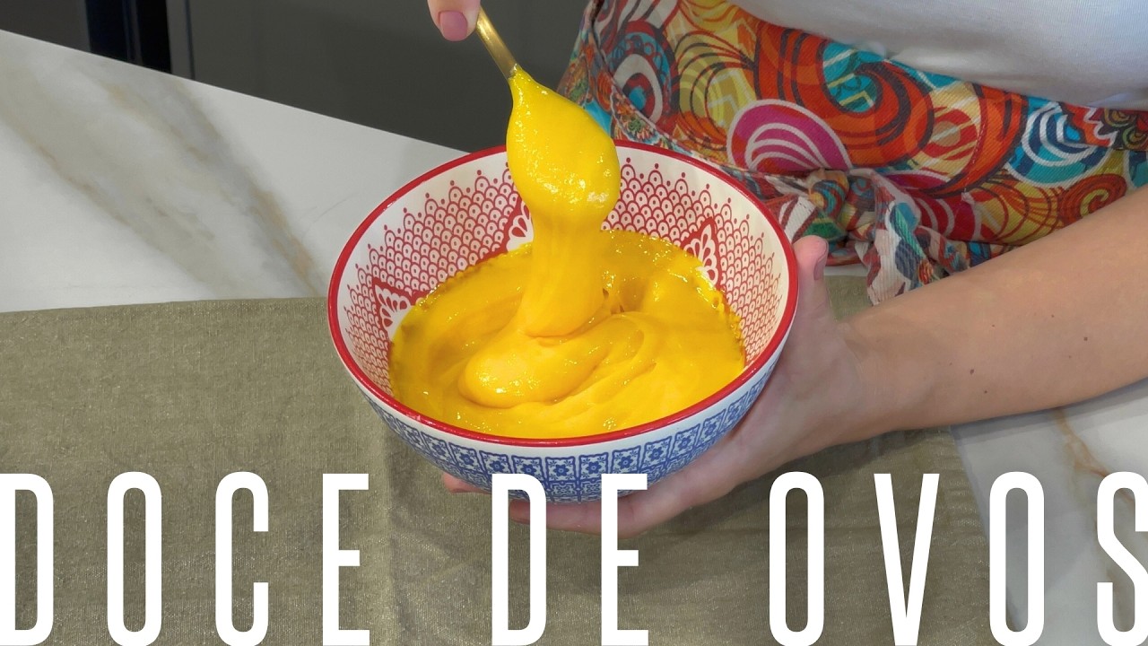 RECEITA DE DOCE DE OVOS OU OVOS MOLES