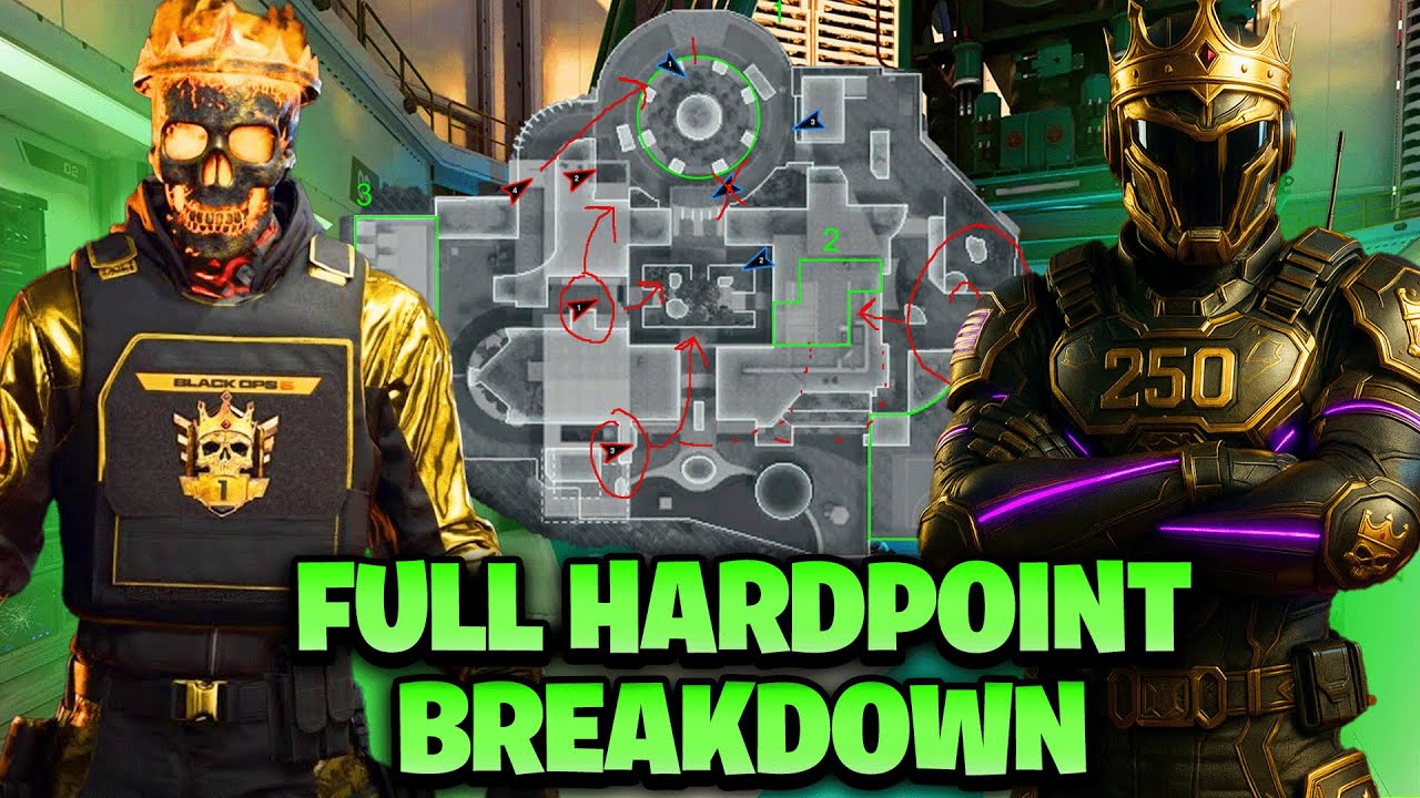 How To Play Competitive Hardpoint | All Map Rotations & Strategies Covered [In Depth Team Coaching]