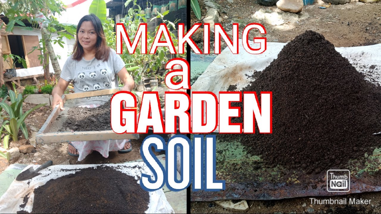 HOW TO MAKE A GARDEN SOIL // GAGAWA NG SARILING GARDEN SOIL
