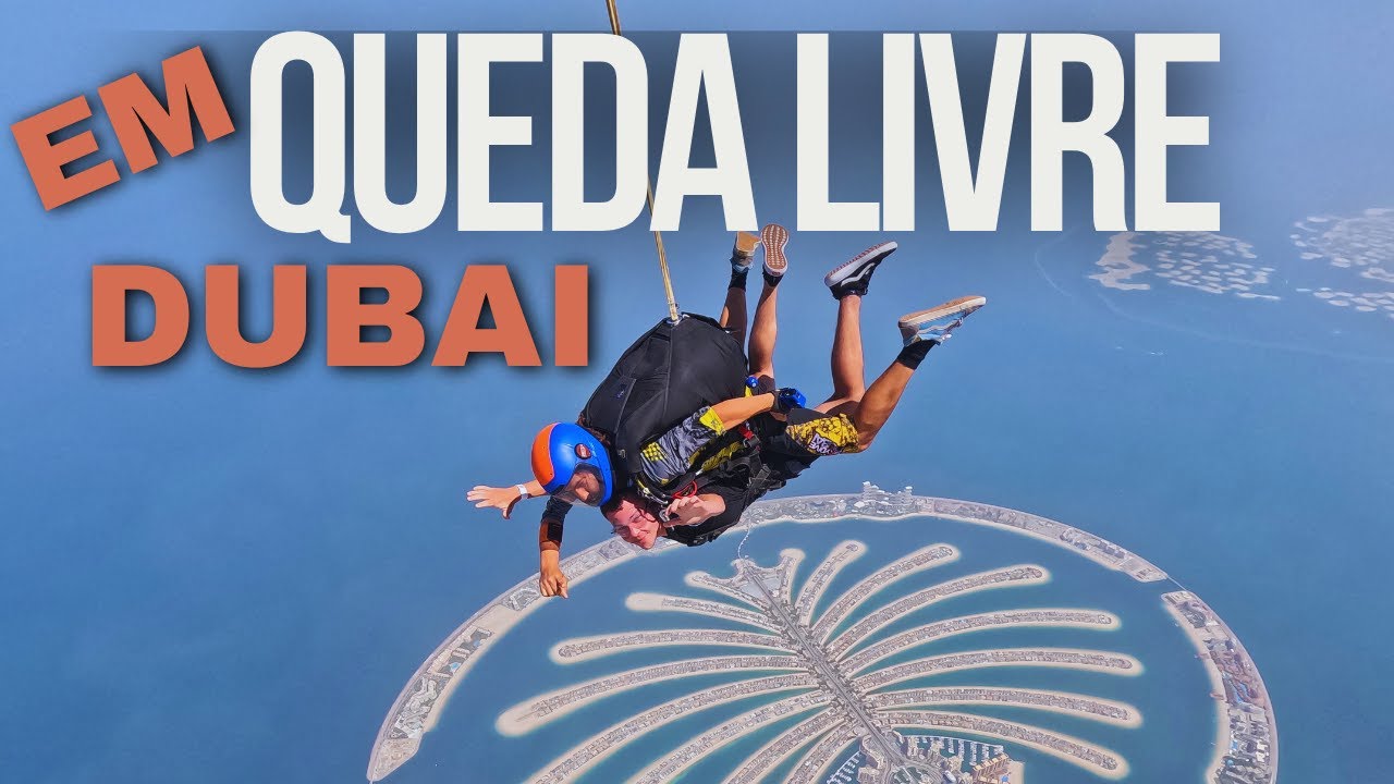 Em Queda Livre! Primeiro Salto de paraquedas - Skydive Dubai