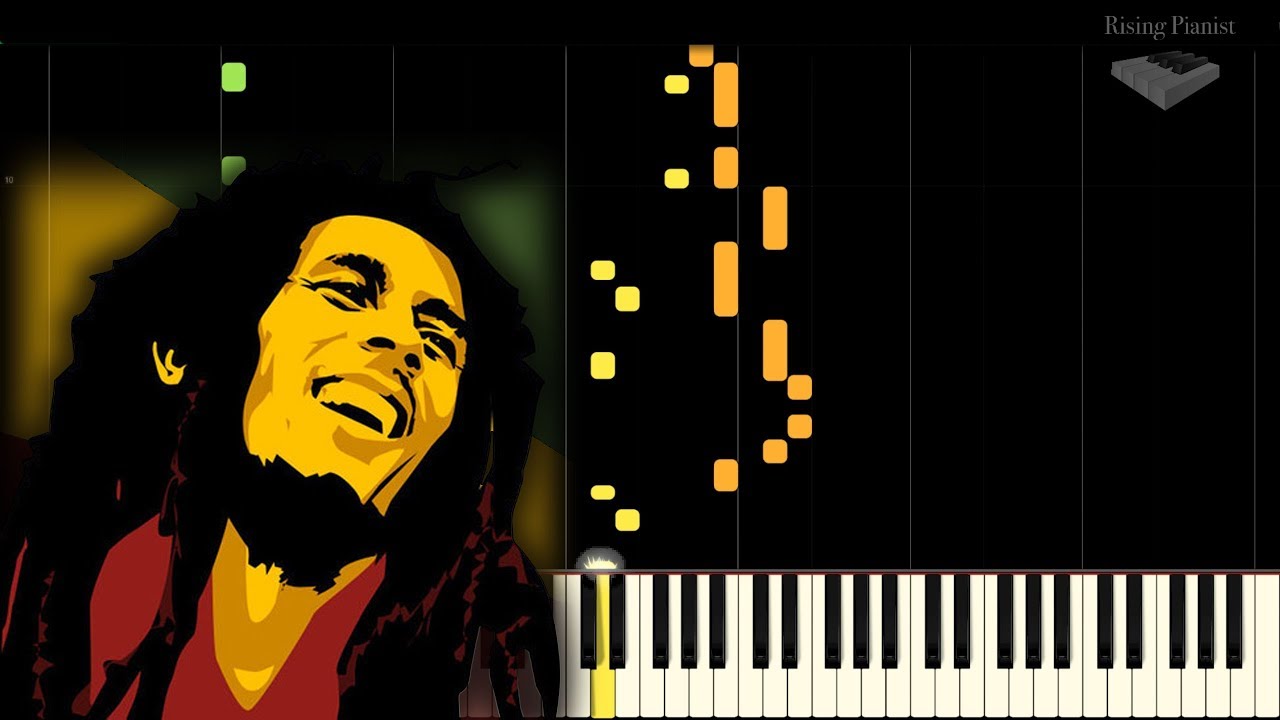Bob Marley - Waiting In Vain - Synthesia Piano Tutorial