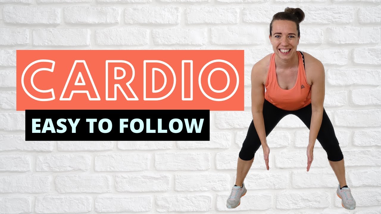 30 Minute Beginners Cardio Workout – Low Impact Beginner Exercises at Home – No Equipment