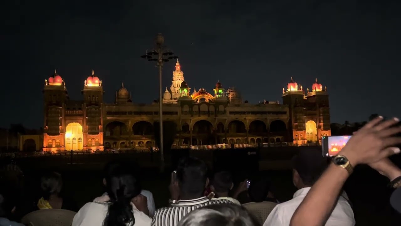 Mysore palace light show on 20 May 2026