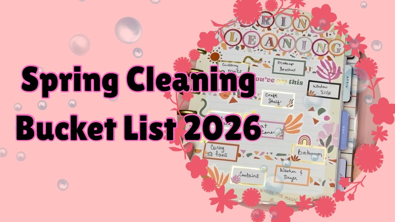Spring Cleaning Bucket List 2026 PWM