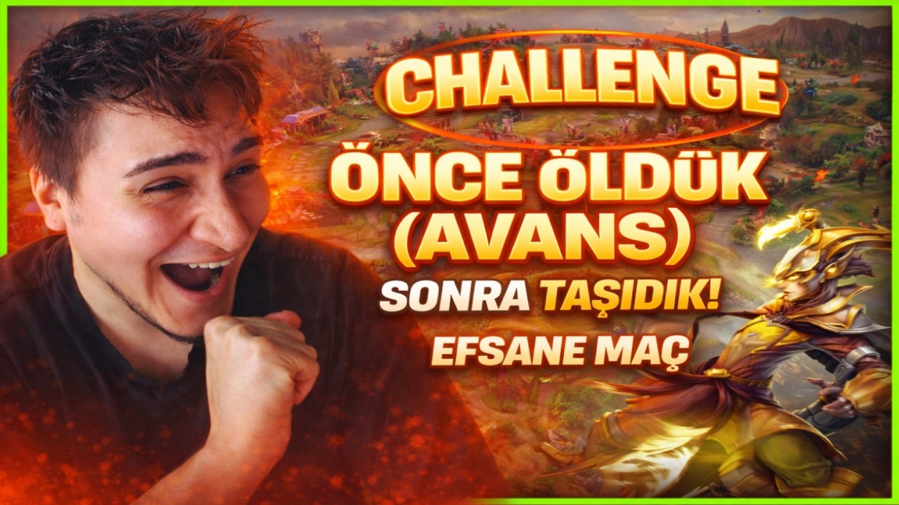 HAZRETİYASUO - CHALLENGE: &Ouml;NCE KARŞIYA &Ouml;LD&Uuml;K (AVANS) SONRA OYUNU İNANILMAZ TAŞIDIK! EFSANE MA&Ccedil;.